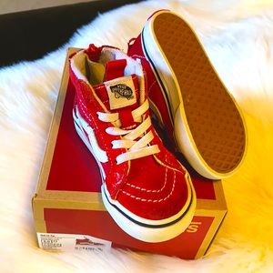 Vans Red Suede - Toddler Size 6